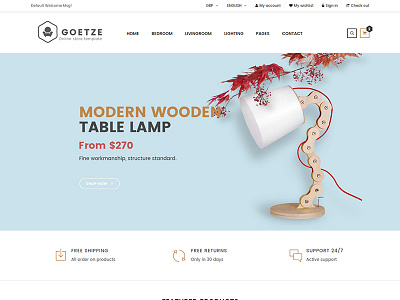 Goetze - eCommerce Bootstrap Template bootstrap clothes clothes shop cookery digital fashion flowers furniture html5 responsive shoe