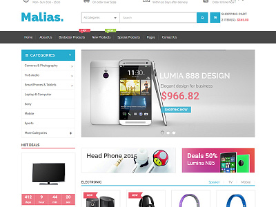 Malias- eCommerce Bootstrap Template