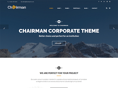 Chairman - Multi-Purpose HTML5 Template