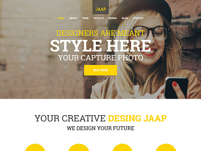 Jaap - Creative MultiPurpose WordPress Theme agency business designer developer freelancer html5 individual individual portfolio multipurpose one page personal portfolio