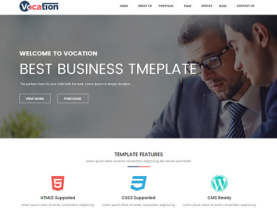 Vocation – Corporate WordPress Theme agency blog business company creative layer wp modern multipurpose portfolio professional responsive video