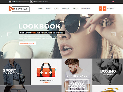 Assyrian - Fashion eCommerce Bootstrap Template