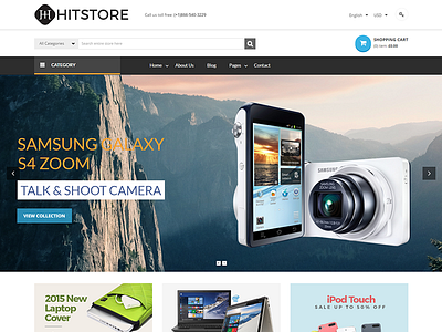 Hitstore - Electronics WooCommerce Theme bootstrap digital electronics fashion shop fashion theme furniture html5 kids online shop shop theme shopping tools