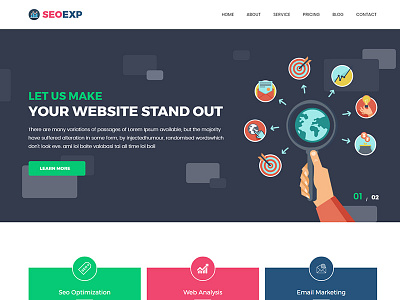 Seoexp - Marketing & SEO WordPress Theme digital marketing growth hacking marketing marketing wordpress theme marketing wp online marketing page rank search engine optimization