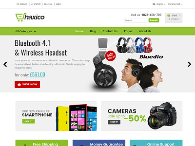 Haxico - Technology eCommerce Template