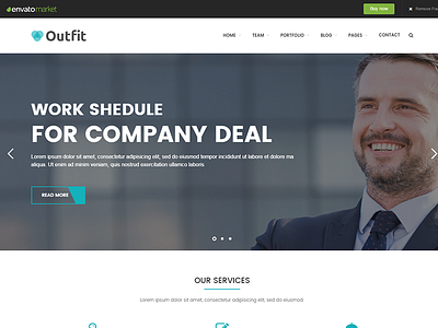 Outfit – Business Responsive WordPress Theme agency business clean code corporate creative ecommerce layers wp multipurpose wp