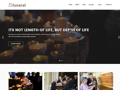 Funeral | Funeral Home WordPress Theme 