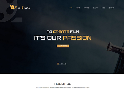 Flim Studio - Movie Film Marketing HTML Template campaign episodes film film campaign film coming soon film festivals film marketing regisseur serials tv shows