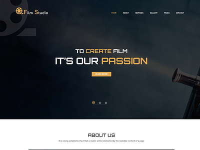 Flim Studio - Movie Film Marketing HTML Template