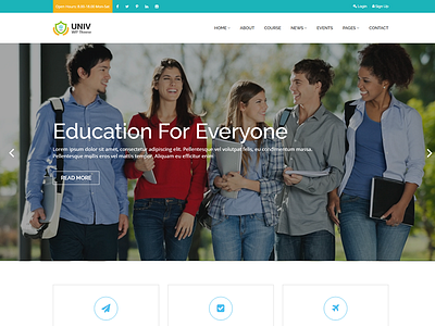 Univ – Education HTML5 Template academic agency education education template event help portfolio school student study teacher university