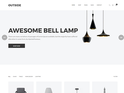 Outside - Minimal Shopping HTML5 Template