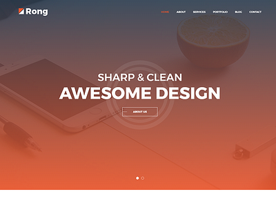 Rong - MultiPurpose HTML5 Creative Template