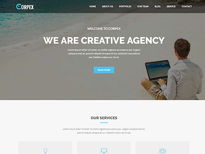 Corpex – Corporate WordPress Theme agency blog business corporate creative interior medicine multipurpose personal portfolio travel wp theme