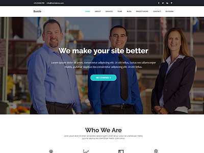 Bustle - Corporate WordPress Theme advisor analytical audit business wp company consult consult wp consulting consulting wp law trader trading