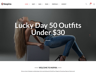 Inspira - Multipurpose Responsive eCommerce Template bootstrap clothes cookery fashion flowers furniture html5 interior responsive shopping sport technology