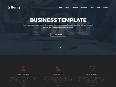 Rong - MultiPurpose Creative WordPress Theme