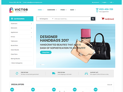 Victor - eCommerce Fashion Template