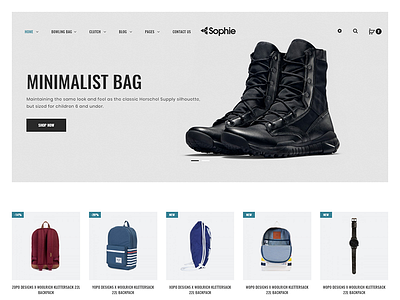 Sophie - Minimalist eCommerce HTML Template