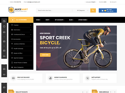 Alice - Multipurpose Responsive eCommerce Template