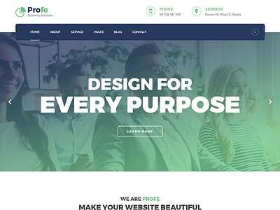 Profe - Multipurpose HTML Template