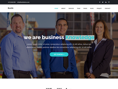 Bustle - Corporate HTML Template blog bootstrap clean creative minimal multi purpose multi purpose html one page parallax personal portfolio responsive