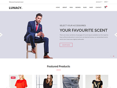 Lunacy - WooCommerce WordPress Theme clean creative ecommerce furniture modern multipurpose online store parallax shop shopping store woocommerce