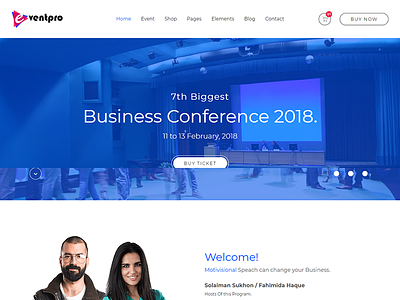 Eventpro - Events and Conference HTML Template business conference website congresses convene event management event website exhibition keynote meeting s schedule venue workshop