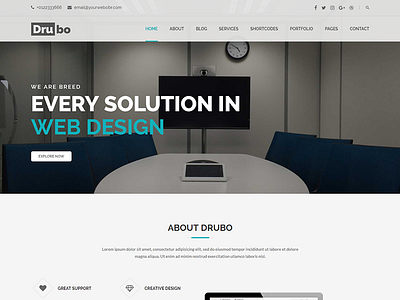 Drubo - Corporate WordPress Theme