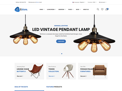 Estore - Multipurpose Responsive eCommerce Template