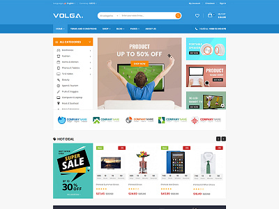 Volga - MegaShop Bootstrap HTML Template