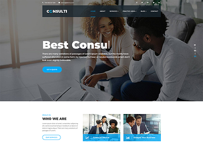 Consulti - Consulting & Business Joomla Template bootstrap business clean company consulting joomla template corporate creative helix ultimate joomla template k2 blog layout builder mobile friendly