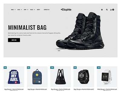 Sophie – Responsive WooCommerce Theme