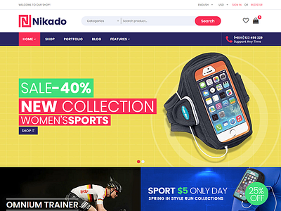 Nikado - Bootstrap eCommerce Template