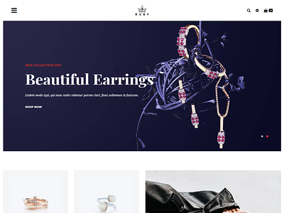 Ruby - Jewelry Store eCommerce Bootstrap 4 Template