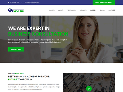 Fsulting - Finance & Consulting Bootstrap 4 Template