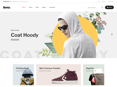 Beeta - Multipurpose eCommerce Bootstrap 4 Template accessories beauty bootstrap4 clean clothes cosmetic digital ecommerce fashion html5 modern retail shop
