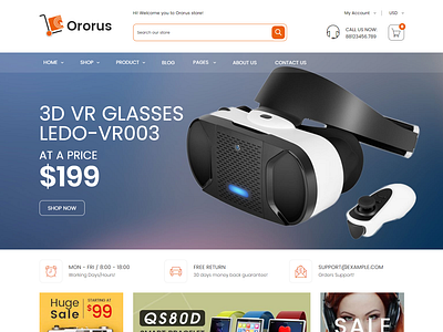 Ororus - Electronics eCommerce Shopify Theme accessories camera clothes devices digital ecommerce electronics fashion store theme mobile modern online shop responsive responsive shopify theme tech shop technology