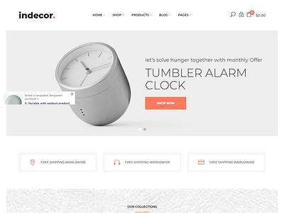 Indecor - Furniture eCommerce Shopify Theme architecture clean clothing ecommerce fashion furniture minimal modern multipurpose online store product responsive shop shopify sections