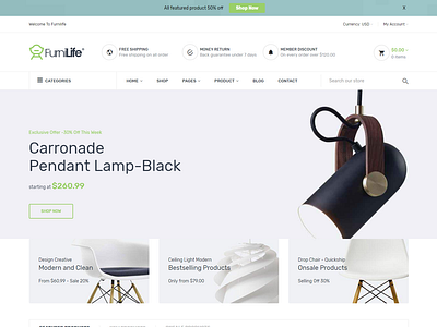 Furnilife - Furniture Shopify Theme