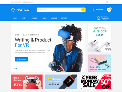 Haltico – Mega Store Shopify Theme