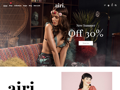 Airi - Clean, Minimal eCommerce Bootstrap 4 Template