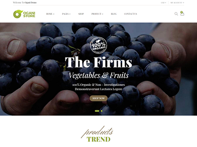 Ogani - Organic Food Shopify Theme