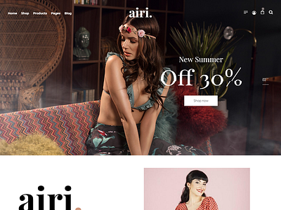 Airi - Clean, Minimal eCommerce Shopify Theme clean cloths ecommerce fashion furniture men fashion minimal multipurpose online shop online store responsive shopify sections shopify theme shopping store women fashion