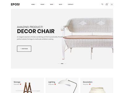 Eposi – eCommerce Bootstrap 4 Template bootstrap bootstrap4 clean decor decoration e commerce furniture furniture shop handmade interior mobile friendly modern multipurpose responsive shopping store showcase