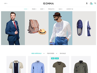 Gemma – Multipurpose Shopify Theme accessories catalog clean clothes ecommerce furniture modern design multipurpose online store responsive shop shopify sections shopify theme shopping store store