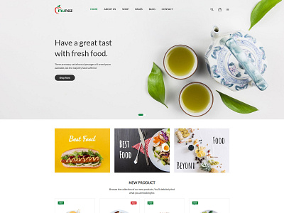 Munoz - Restaurant HTML Template bakery bootstrap burger clean ecommerce ecommerce food fast food food food delivery food html html 5 html5 italian menu minimal modern responsive restaurant seafood super food