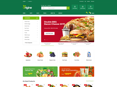 Organic Food Html Template Origine agriculture bootstrap food and fruits food shop food store fruits and vegetables fruits template healthy food html5 organic food organic food and fruits organic fruits organic fruits shop