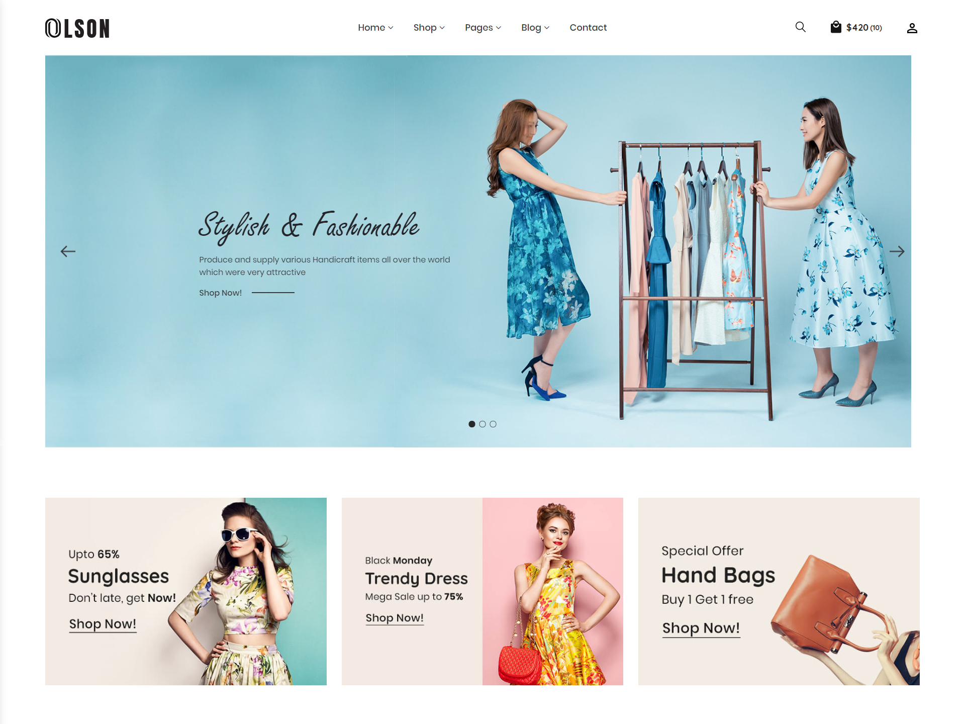 Olson Bootstrap 4 Template by HasTech on Dribbble