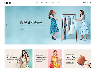 Olson   Ecommerce Bootstrap 4 Template