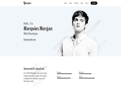 Douglas   Portfolio Html Template